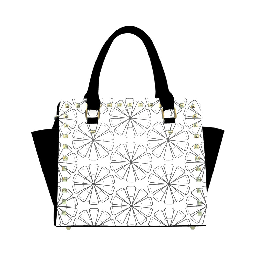 Rivet Shoulder Handbag