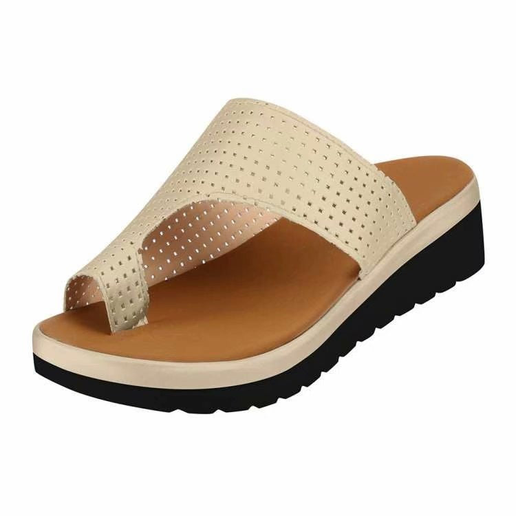 Round Toe Pullover Sandals