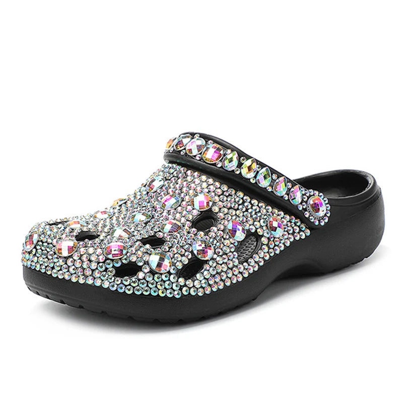 Women Luxury Rhinestone Slippers